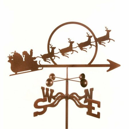 EZ VANE Santa with Sleigh Weathervane - Deck Mount EZ124268